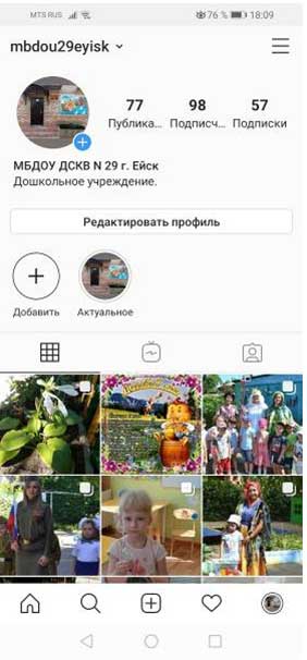 «Применение дистанционных образовательных технологий при реализации основной образовательной программы дошкольного образования. Эффективное сетевое взаимодействие с родителями».