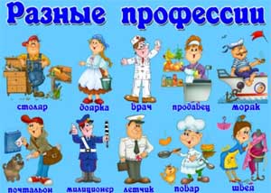 Занятие о профессиях для средней группы «Все профессии важны»