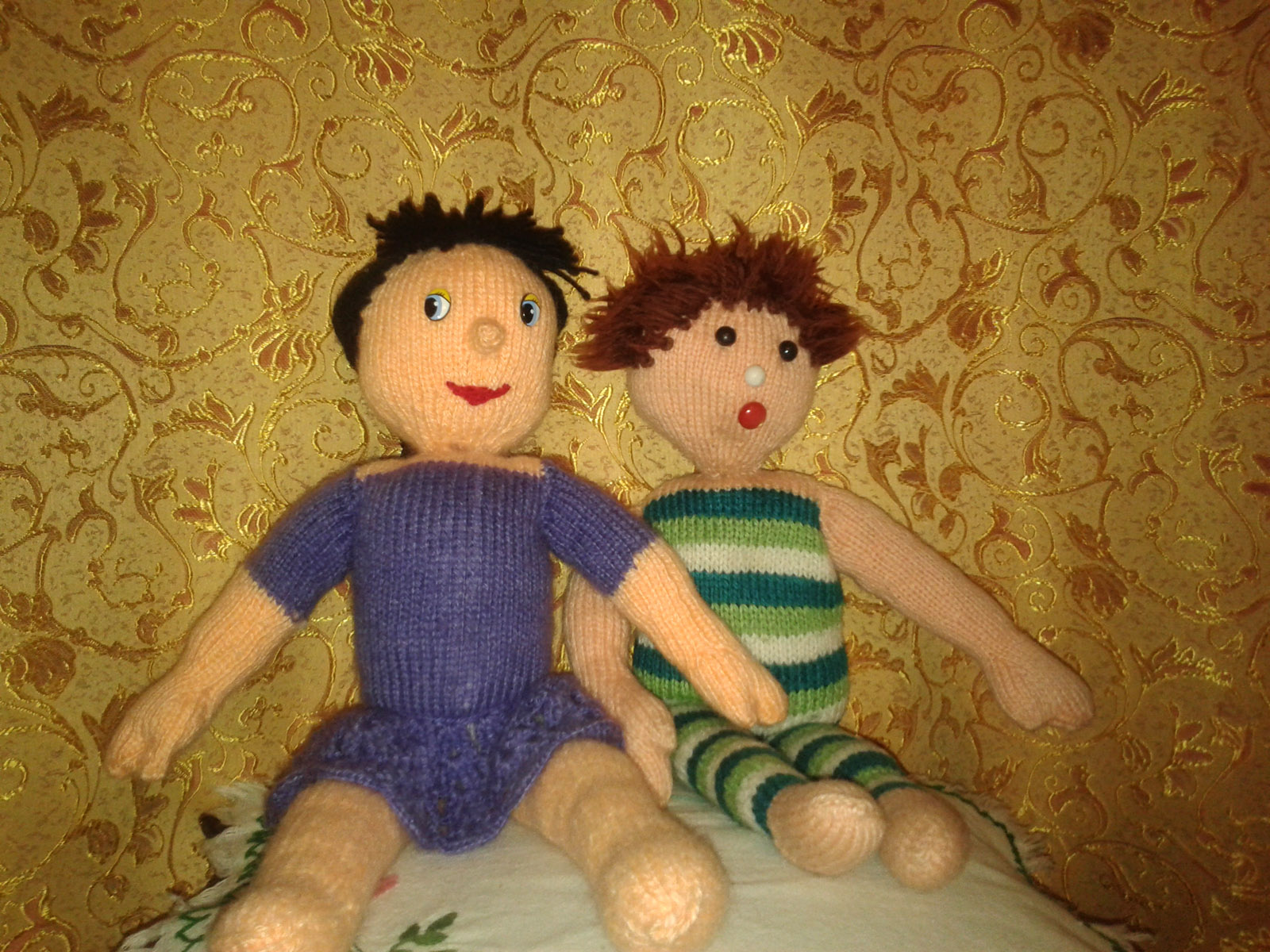 Аленушка и Иванушка Вязанные игрушки